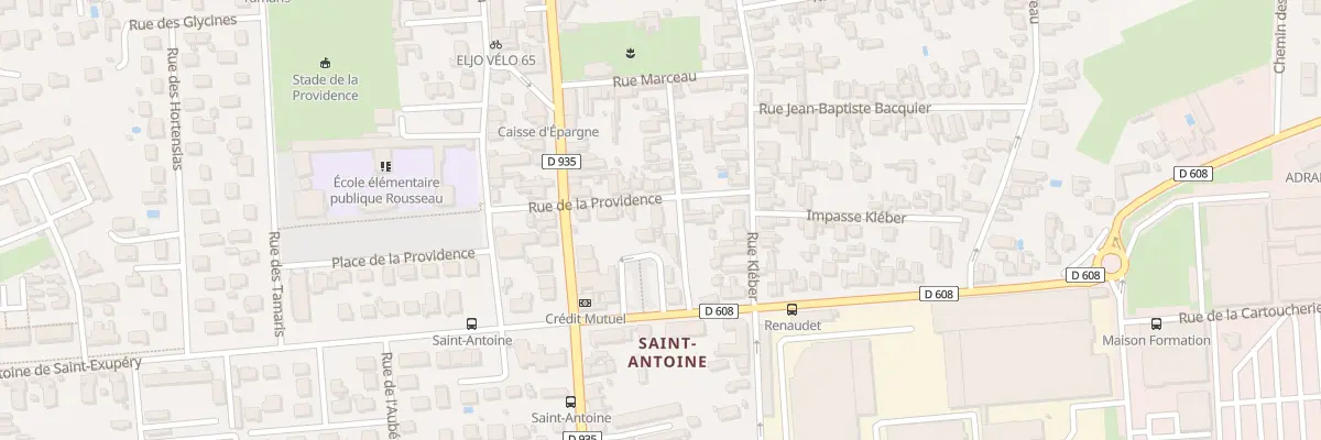 Plan du 1B Rue Diderot à Tarbes
