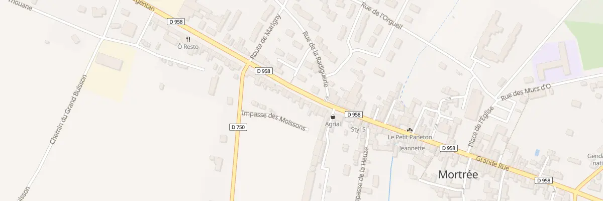 Plan du 5000 Rue Grande Rue à Mortrée