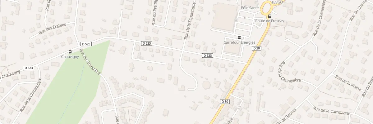 Plan du 46 Rue de Chauvigny à Saint-Germain-du-Corbéis