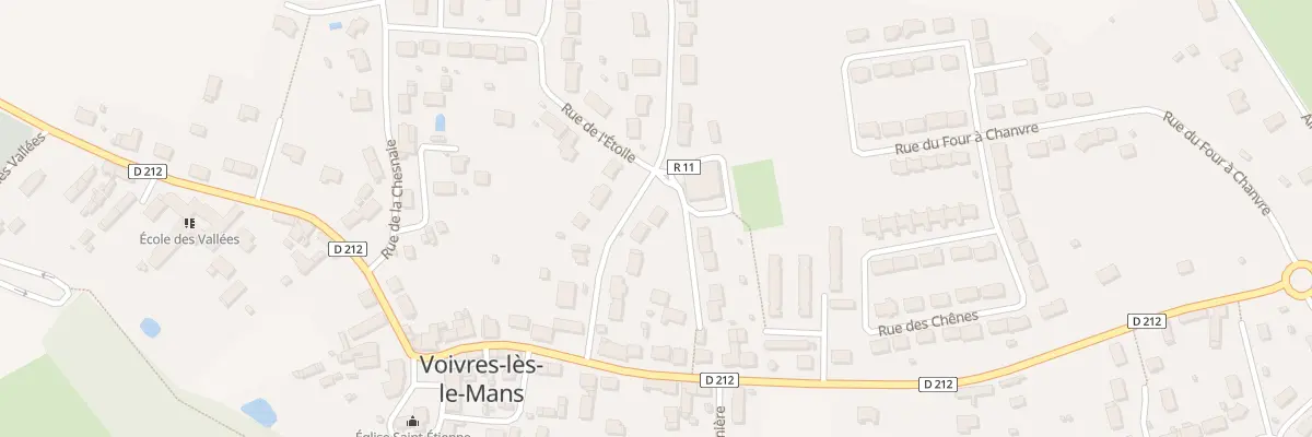 Plan du 2 Imp du Pre De La Croix à Voivres-lès-le-Mans
