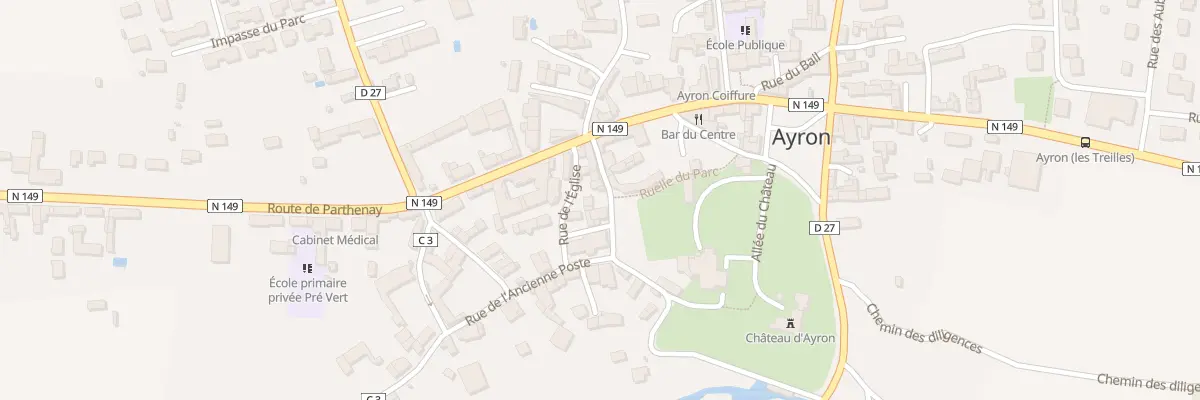 Plan du 4 Rue du Lavoir à Ayron