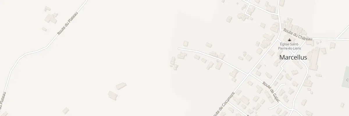 Plan du 241 Che de Curguet à Marcellus