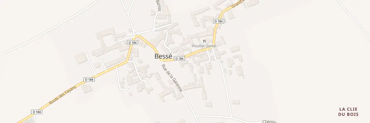 Plan du 23 Gr Grand’Rue à Bessé
