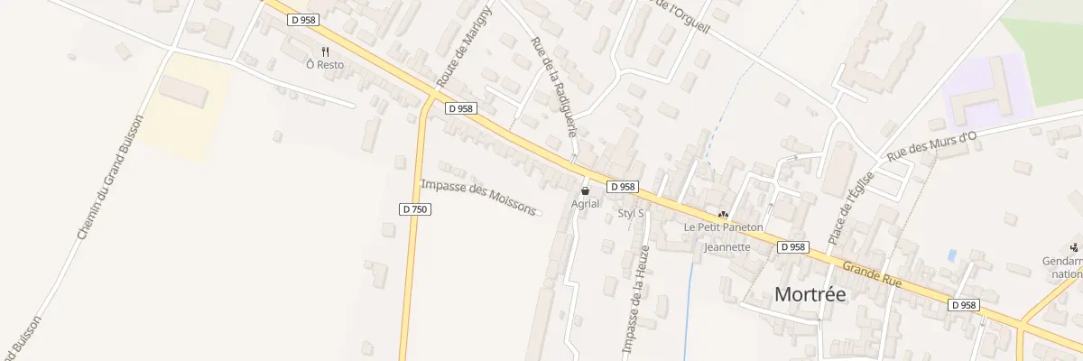 Plan du 95 Rue Grande Rue à Mortrée