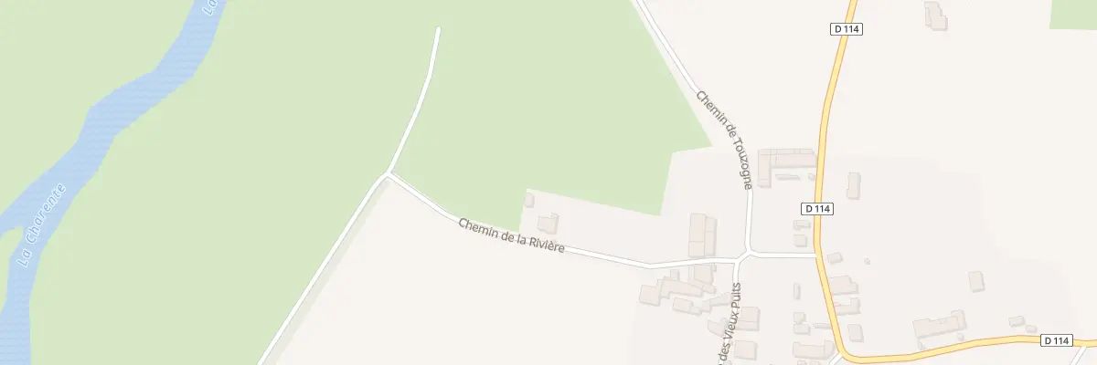 Plan du 240 Che de la Riviere à Vouharte