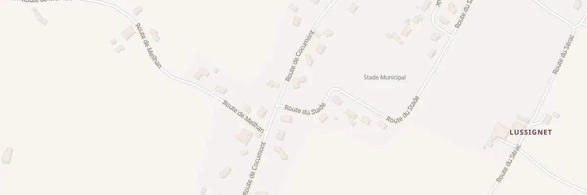 Plan du 692 Rte du Stade à Marcellus