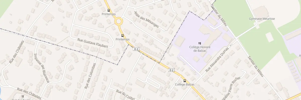 Plan du 45 Rue du Printemps à Damigny