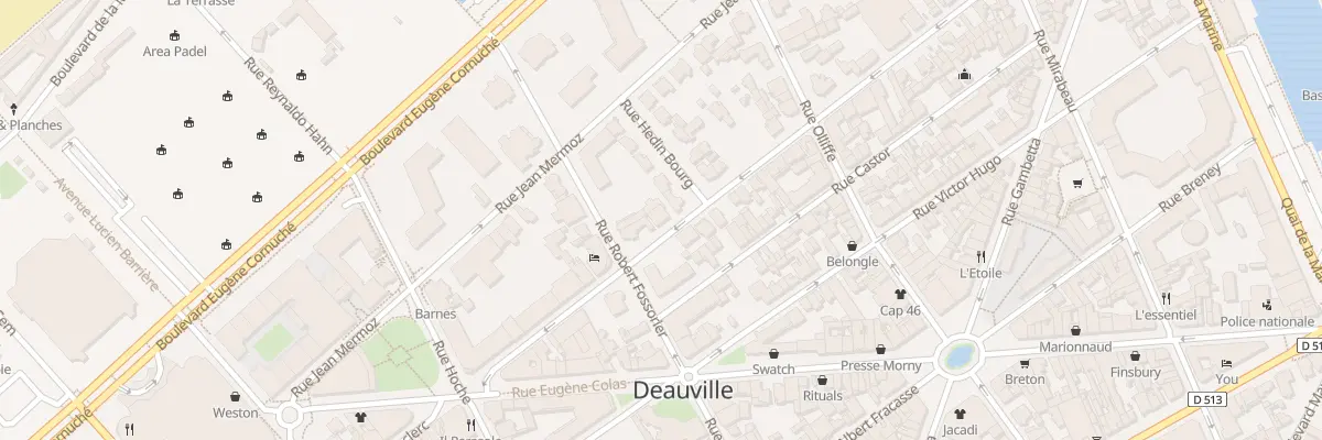 Plan du 46 Rue du Général Leclerc à Deauville