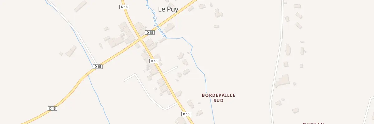 Plan du 14B Bordepaille Sud au Puy