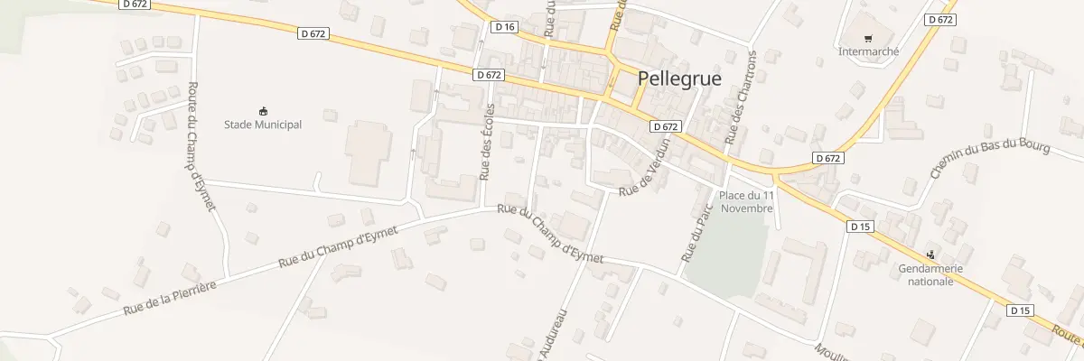Plan du 1 Rue des Jardins à Pellegrue