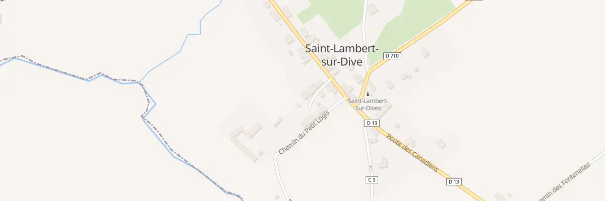 Plan du 18 Le Bourg à Saint-Lambert-sur-Dive