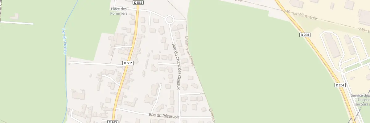 Plan du 42 Rue du Chant des Oiseaux à Damigny
