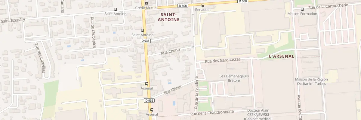 Plan du 11 Rue Kléber à Tarbes