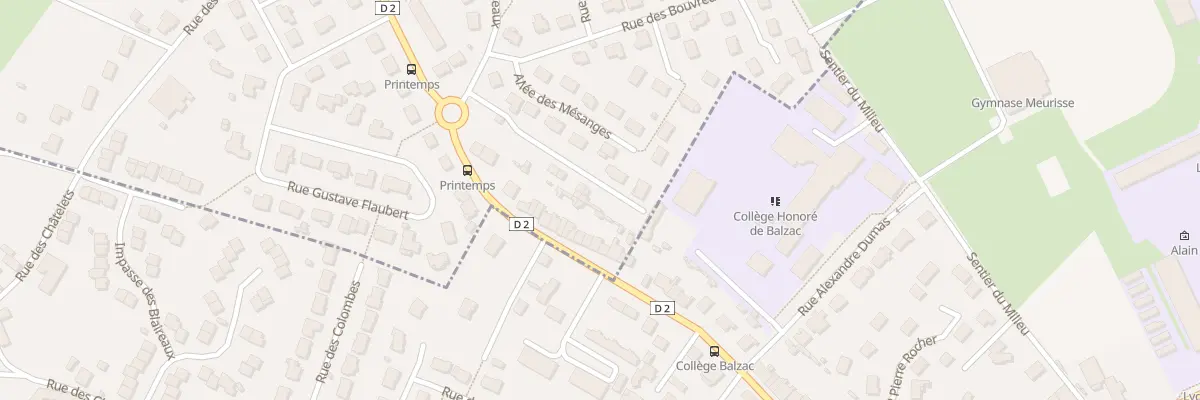 Plan du 43 Rue du Printemps à Damigny