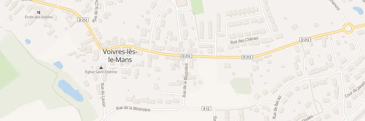 Plan du 20 Rue de la Mairie à Voivres-lès-le-Mans
