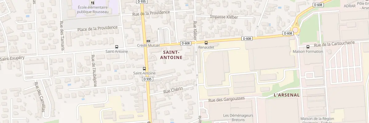 Plan du 15B Rue Kléber à Tarbes
