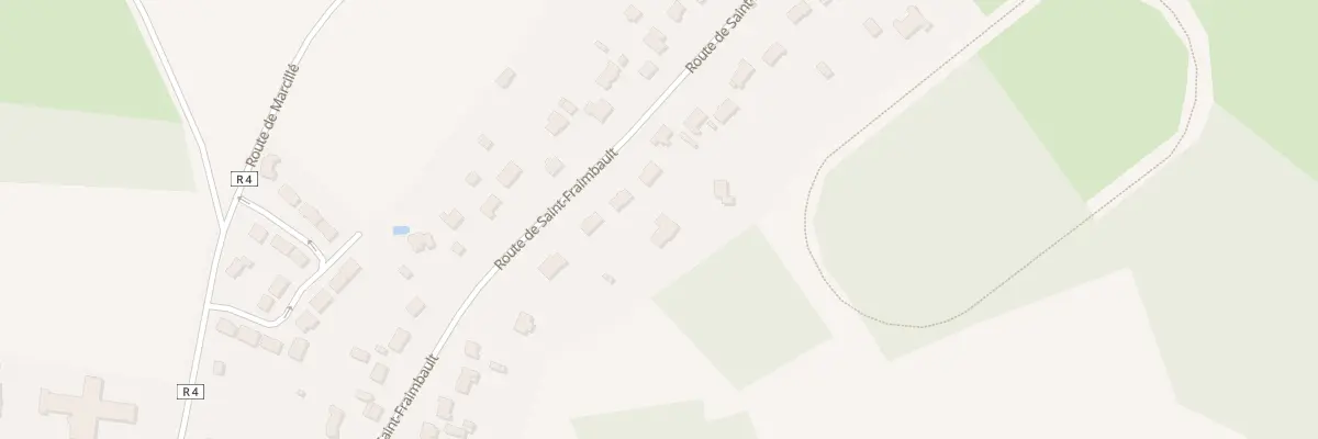 Plan du 28T Rte de Saint Fraimbault à Roëzé-sur-Sarthe