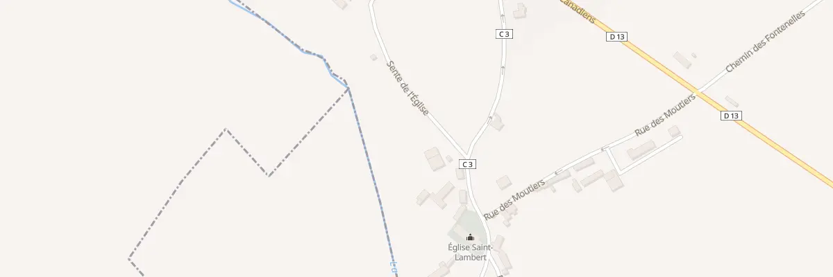 Plan du 11 L’Eglise à Saint-Lambert-sur-Dive