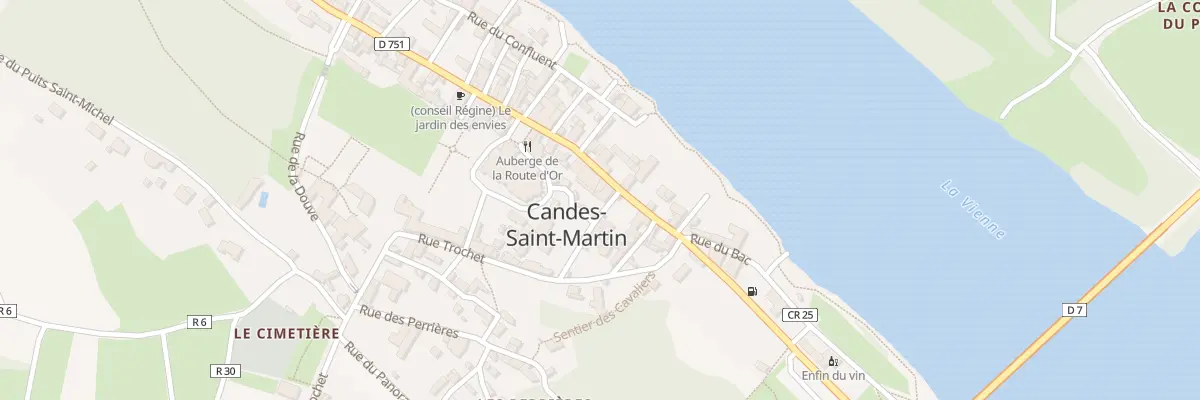 Plan du 1 Rue de la Mairie à Candes-Saint-Martin