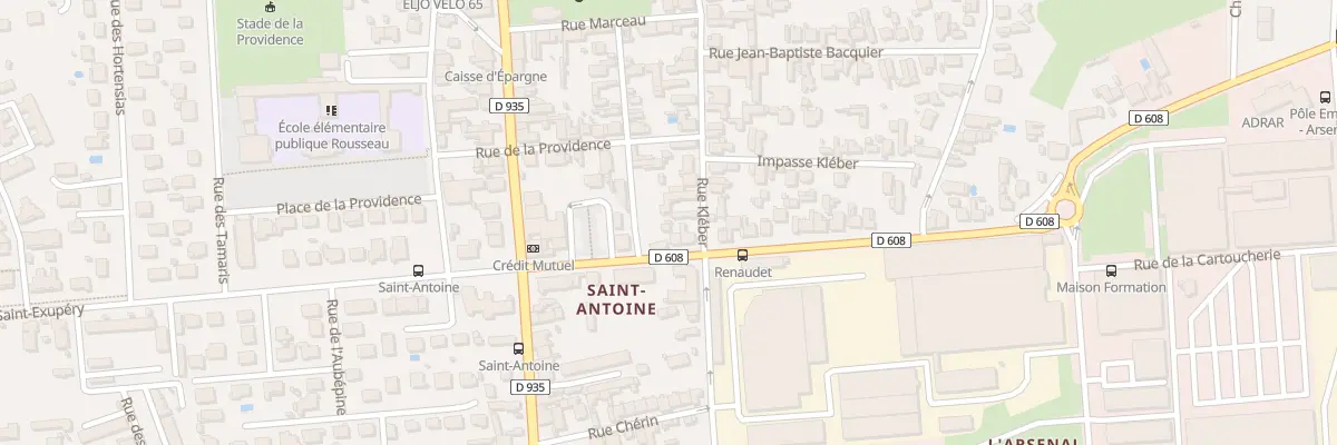 Plan du 21 Rue Kléber à Tarbes