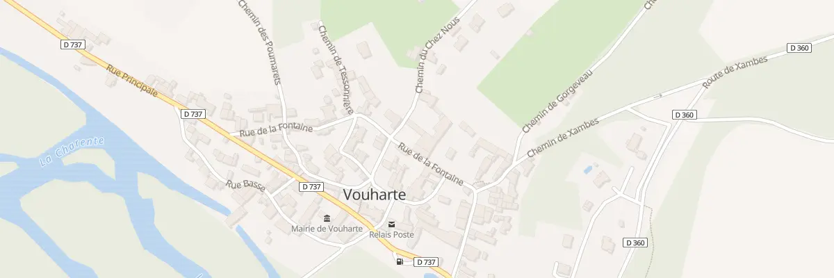 Plan du 213 Rue de la Fontaine à Vouharte