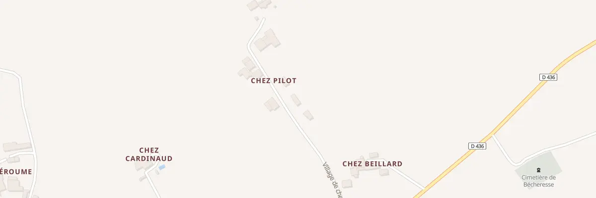Plan du 5119 Terres de Chez Pilot à Bécheresse