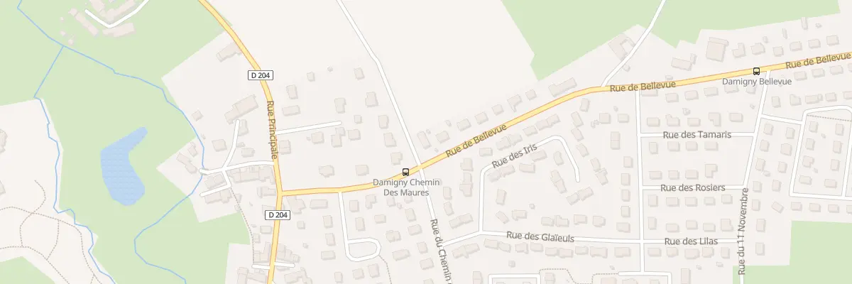 Plan du 17 Rue de Bellevue à Damigny