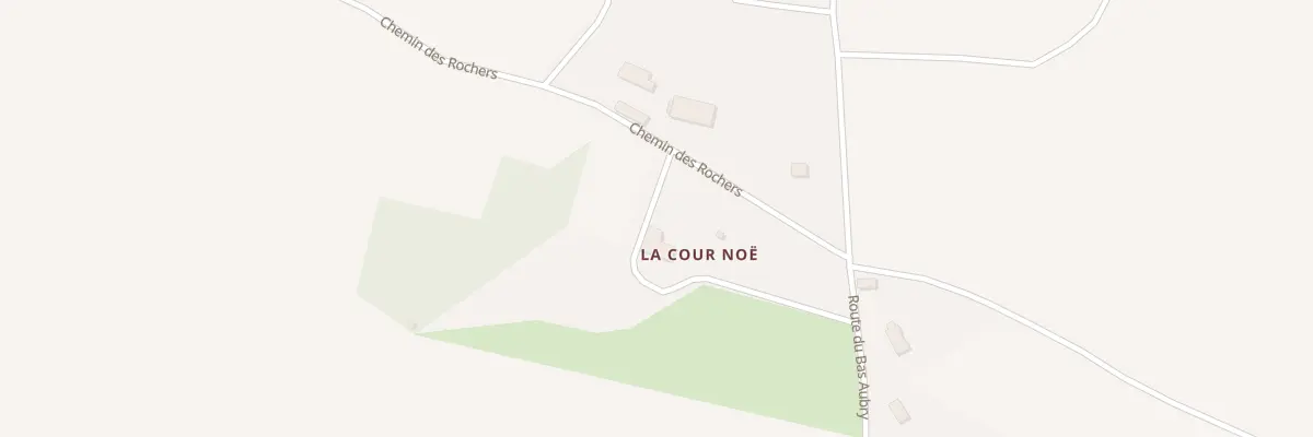 Plan du 233 Rte du Bas Aubry à Gouffern en Auge