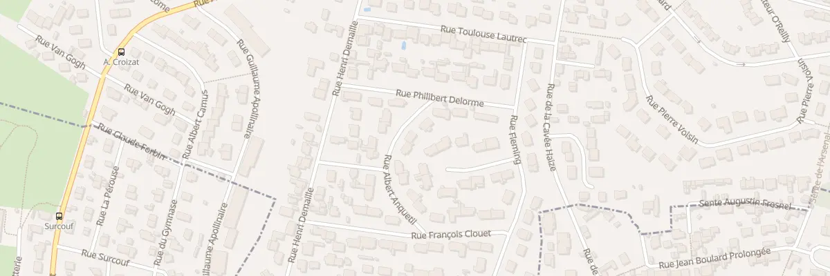 Plan du 14 Rue Albert Anquetil au Havre
