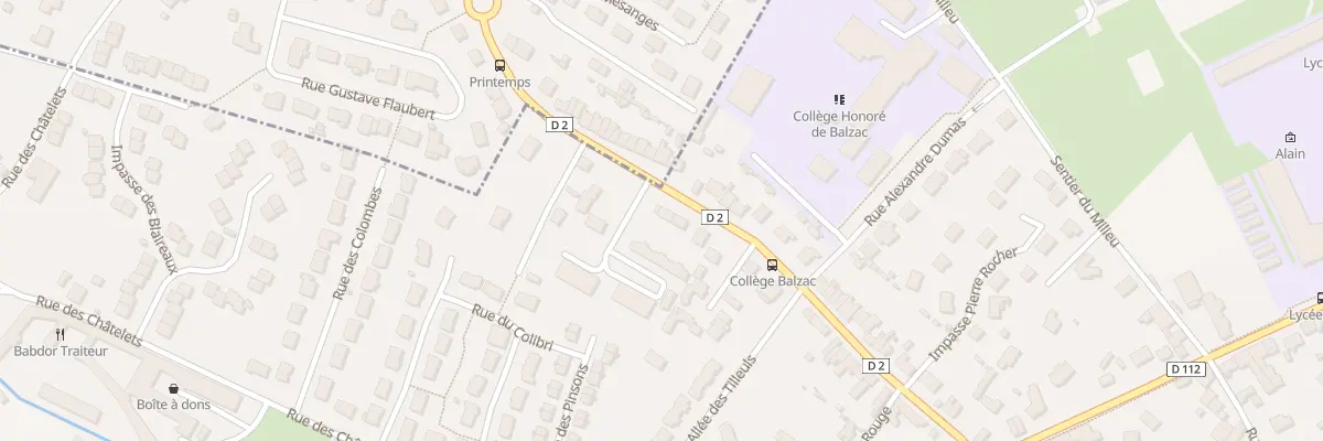 Plan du 193 Rue de Lancrel à Alençon