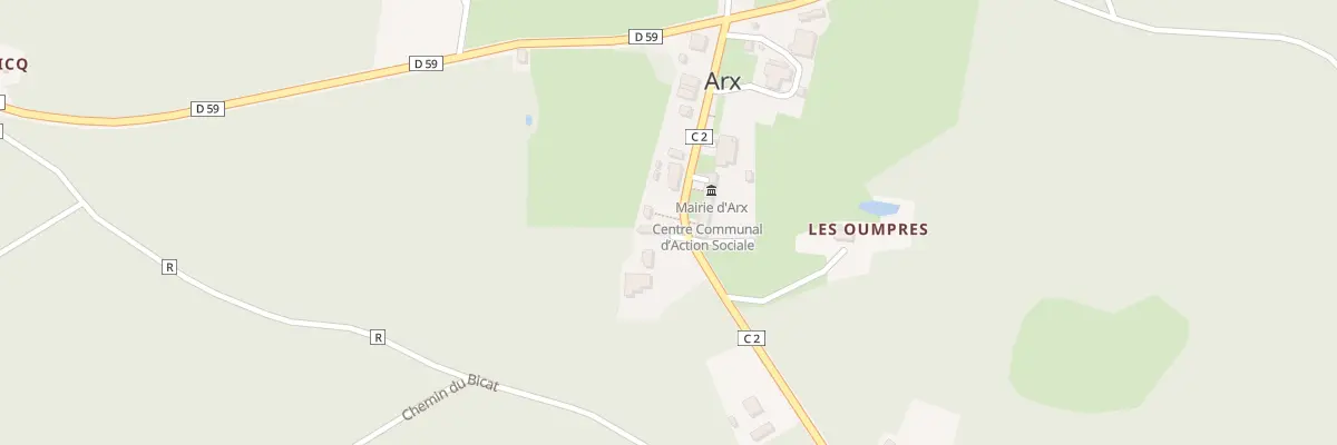 Plan du 18 Le Bourg à Arx