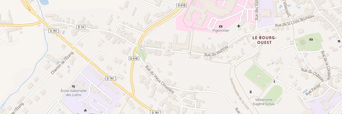 Plan du 25 Rue du Martray à Loudun