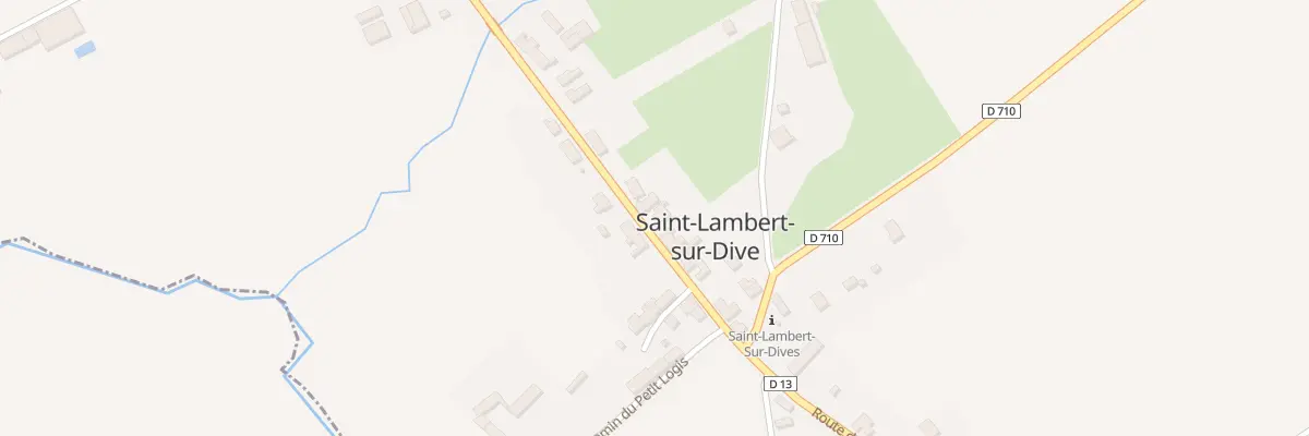 Plan du 5555 Le Bourg à Saint-Lambert-sur-Dive