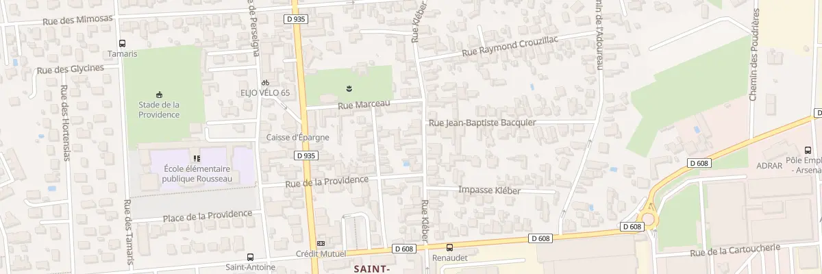 Plan du 37 Rue Kléber à Tarbes