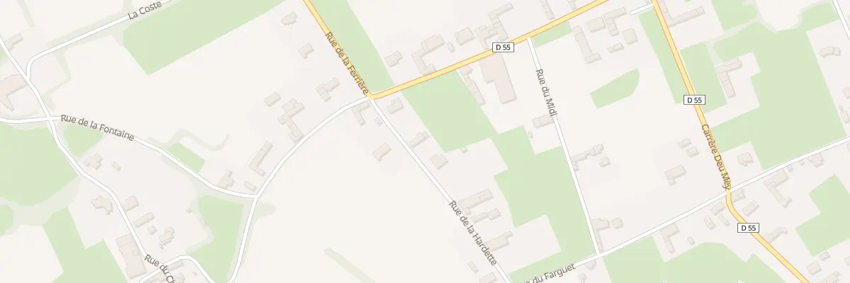 Plan du 14 Rue de la Hardette à Lafitole