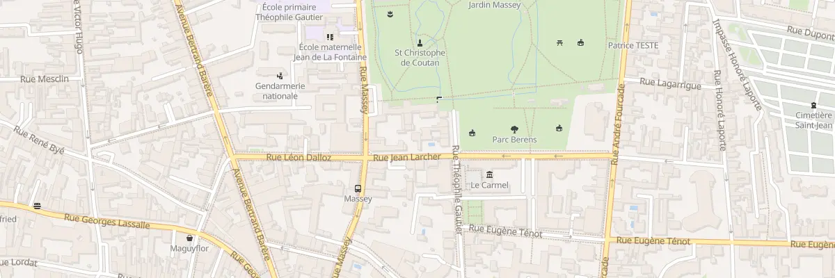 Plan du 5 Rue Jean Larcher à Tarbes