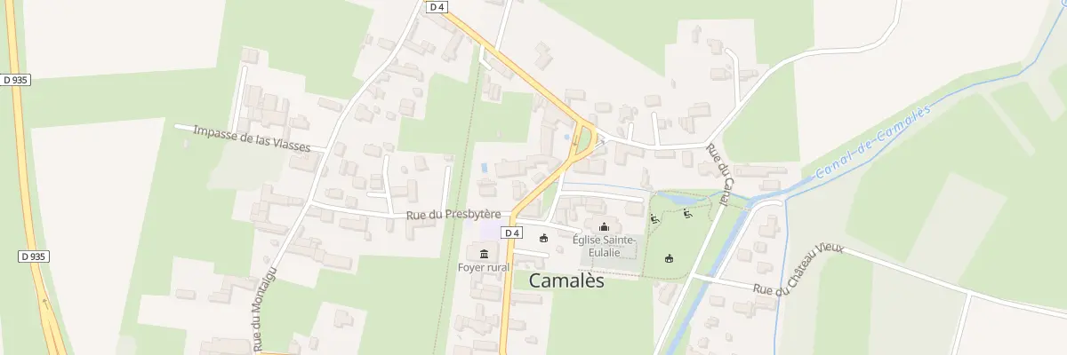 Plan du 4 Rue des Ecoles à Camalès