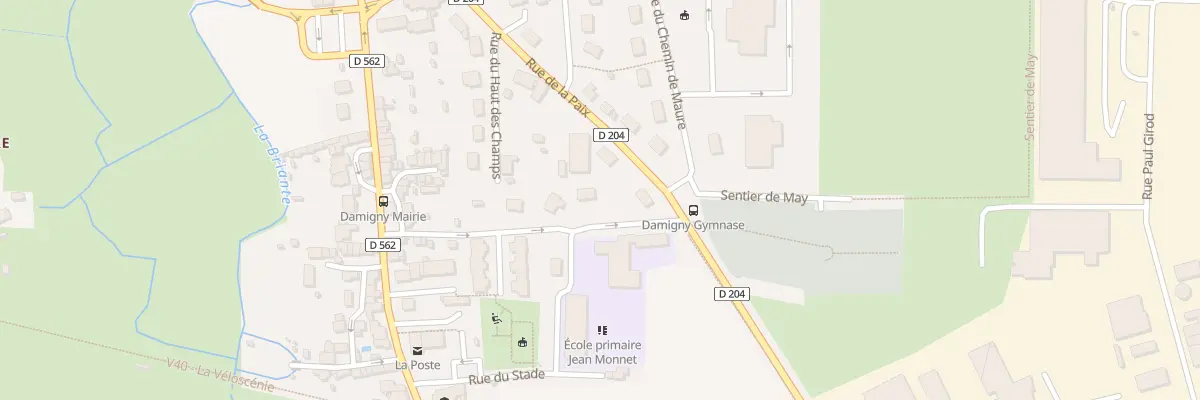 Plan du 5 Rue des Tisserands à Damigny