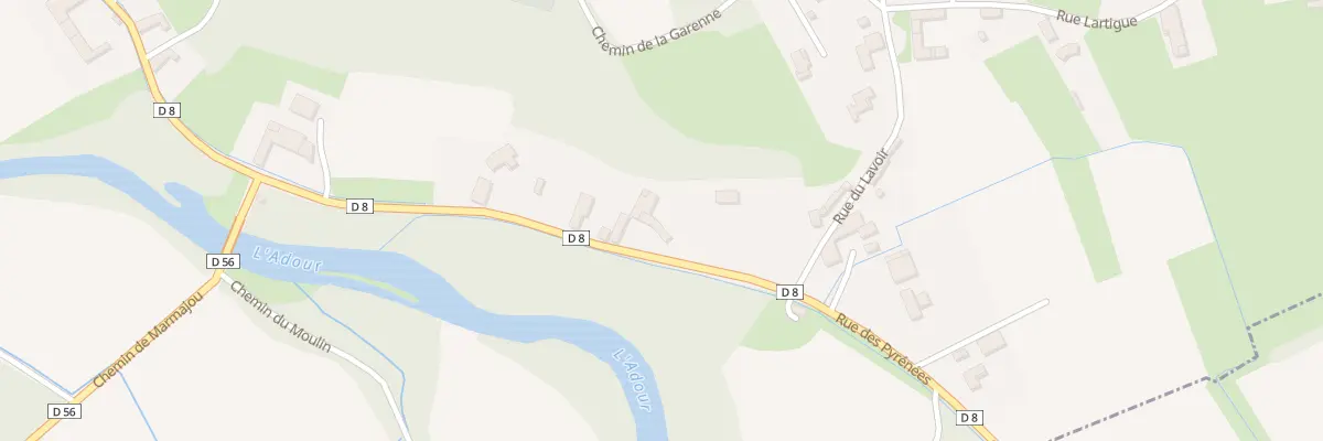 Plan du 15 Rue des Pyrénées à Lafitole