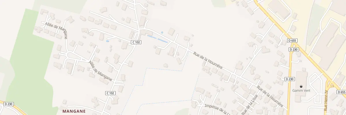Plan du 375 Rue de la Hournère à Casteljaloux