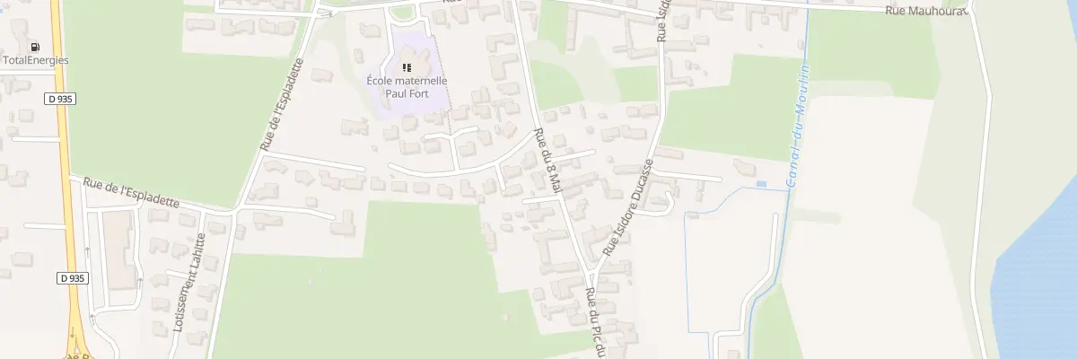 Plan du 9 Rue de la Turosse à Bazet