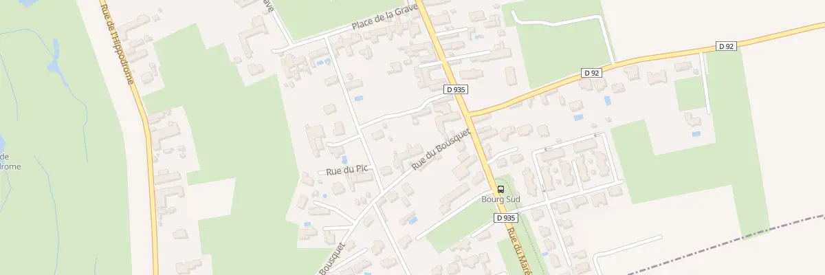 Plan du 1 Rue du Bousquet à Laloubère