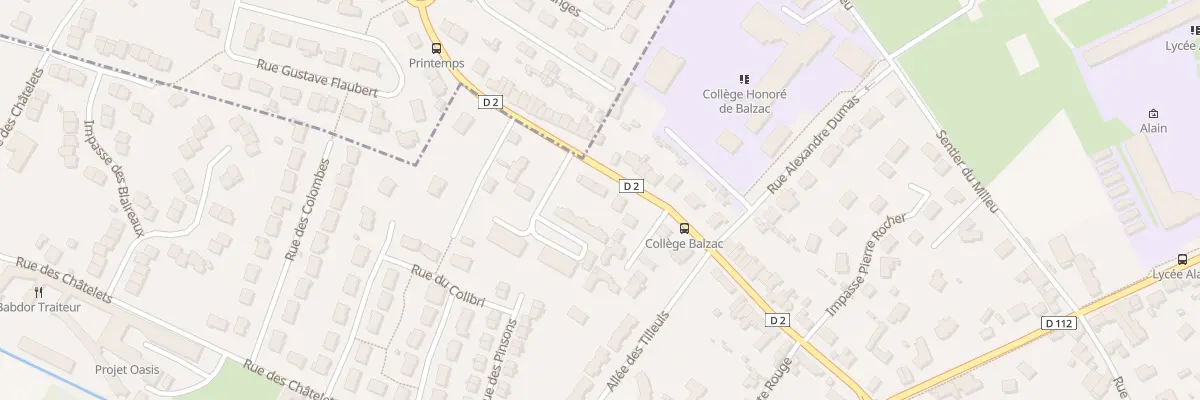 Plan du 191 Rue de Lancrel à Alençon