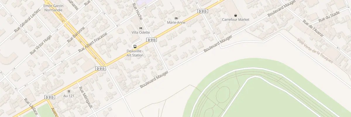 Plan du 90 Bd Mauger à Deauville