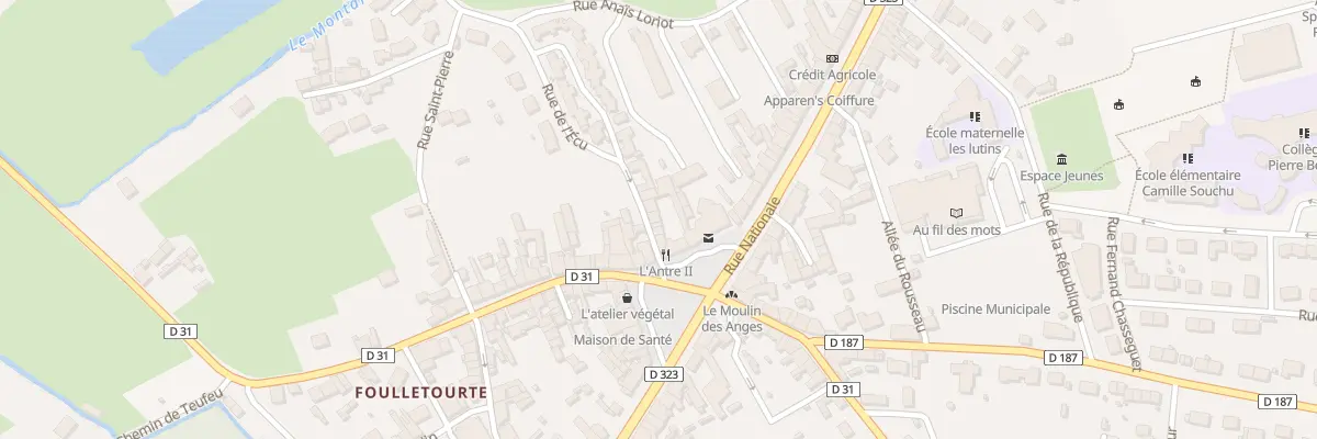Plan du 4 Rue de L Ecu à Cérans-Foulletourte