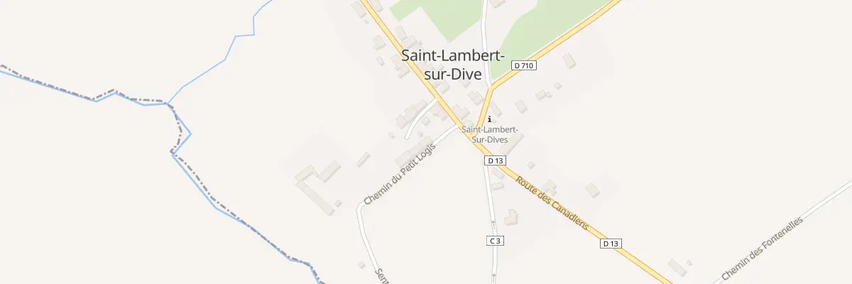 Plan du 14 Le Bourg à Saint-Lambert-sur-Dive