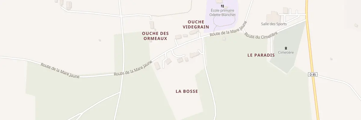 Plan du 347 Rte de la Mare Jaune à Vernoil-le-Fourrier