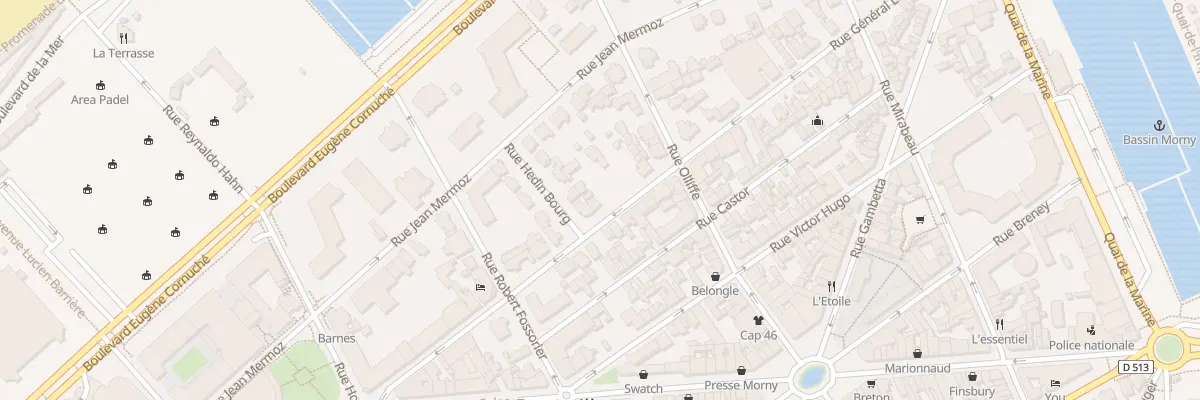 Plan du 40B Rue du Gal Leclerc à Deauville