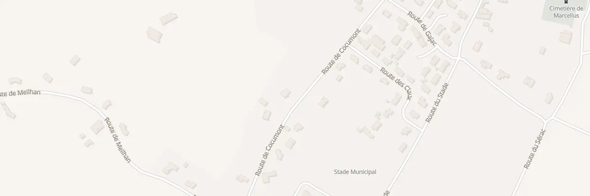 Plan du 392 Rte de Cocumont à Marcellus