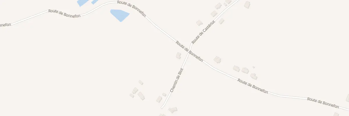 Plan du 6 Chem de Biot à Montpouillan